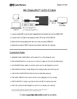 cable matters 101010 Manual preview