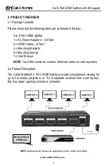 Предварительный просмотр 4 страницы cable matters 103073 User Manual