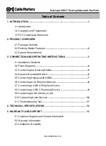 Preview for 2 page of cable matters 201073 User Manual