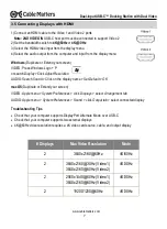 Preview for 9 page of cable matters 201073 User Manual