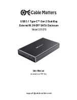 cable matters 201078 User Manual preview