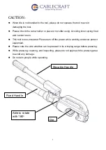 Предварительный просмотр 3 страницы Cablecraft CHT 400 Instruction Manual