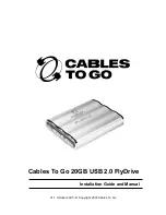 Cables to Go FlyDrive 35553 Installation Manual And Manual preview