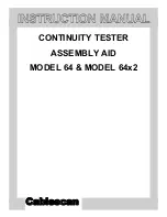 Cablescan 64 Instruction Manual preview