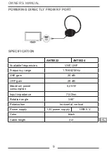 Предварительный просмотр 9 страницы Cabletech ANT0022 Owner'S Manual