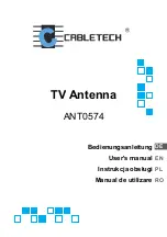 Cabletech ANT0574 User Manual preview