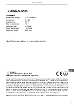 Preview for 7 page of Cabletech ANT0574 User Manual