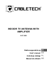 Preview for 1 page of Cabletech ANT0690 User Manual