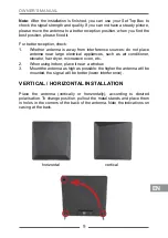 Preview for 9 page of Cabletech ANT0690 User Manual