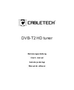 Cabletech DVB-T2 User Manual preview