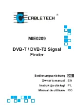 Cabletech MIE0209 Owner'S Manual preview