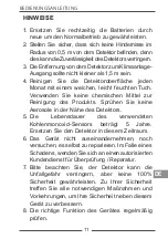 Preview for 11 page of Cabletech SMOKE & CO URZ0413 Owner'S Manual