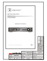 Preview for 1 page of Cabletech URZ0080 Owner'S Manual