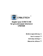 Cabletech URZ0328 User Manual preview