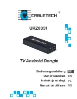 Cabletech URZ0351 Owner'S Manual preview