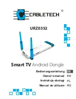 Предварительный просмотр 1 страницы Cabletech URZ0352 Owner'S Manual