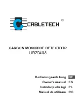 Предварительный просмотр 1 страницы Cabletech URZ0408 Owner'S Manual