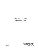 Preview for 1 page of Cabletron Systems 9A600 Configuration Manual