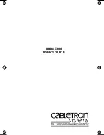 Предварительный просмотр 1 страницы Cabletron Systems BRIM E100 BRIM-E100 User Manual