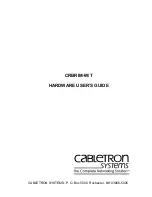 Preview for 1 page of Cabletron Systems CRBRIM-W/T Hardware User'S Manual