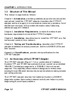 Preview for 8 page of Cabletron Systems CTP100T User Manual