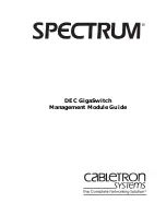 Cabletron Systems Device Management Module Dec GigaSwitch Manual preview