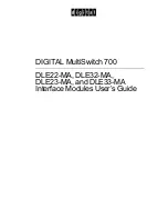 Cabletron Systems DLE22-MA User Manual предпросмотр