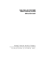 Preview for 1 page of Cabletron Systems E1100 Series Installation Manual