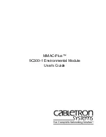 Preview for 1 page of Cabletron Systems Environmental Module TM 9C300-1 User Manual