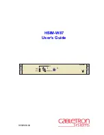 Cabletron Systems HSIM-W87 User Manual preview