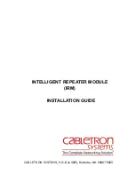 Cabletron Systems IRM Installation Manual preview