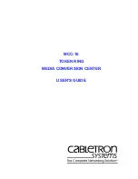 Preview for 1 page of Cabletron Systems MCC-16 User Manual