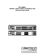 Cabletron Systems MicroMMAC-22E Installation Manual preview