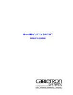 Предварительный просмотр 1 страницы Cabletron Systems MICROMMAC-22T User Manual