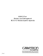 Cabletron Systems MMAC-Plus 9E312-12 Appendix предпросмотр