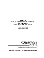 Предварительный просмотр 1 страницы Cabletron Systems MRXI 10BASE-T User Manual