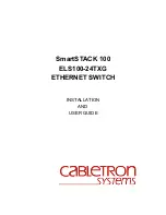 Cabletron Systems SmartSTACK 100 ELS100-24TXG Installation And User Manual предпросмотр