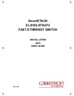 Preview for 1 page of Cabletron Systems SmartSTACK ELS100-8TXUF2 Installation And User Manual