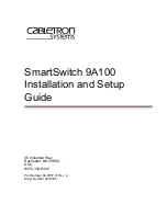 Preview for 1 page of Cabletron Systems SmartSwitch 9A100 Installation And Setup Manual