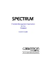 Preview for 1 page of Cabletron Systems SPECTRUM TRMMIM User Manual