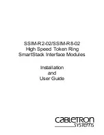 Cabletron Systems SSIM-R2-02 Installation And User Manual preview