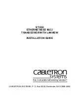 Cabletron Systems ST-500 Installation Manual предпросмотр