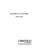 Предварительный просмотр 1 страницы Cabletron Systems TRMM User Manual