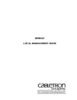 Preview for 1 page of Cabletron Systems WPIM-SY Management Manual