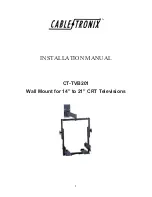 CableTronix CT-TVB201 Installation Manual предпросмотр