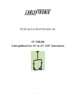 CableTronix CT-TVB203 Installation Manual предпросмотр