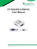 CableTronix CT-VGA/HD-CONV-V2 User Manual preview