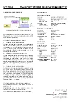 Preview for 2 page of CableWorld CW-4000 Series Operating Instructions