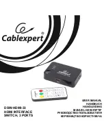 Cablexpert DSW-HDMI-33 User Manual предпросмотр