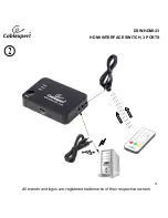 Предварительный просмотр 4 страницы Cablexpert DSW-HDMI-33 User Manual